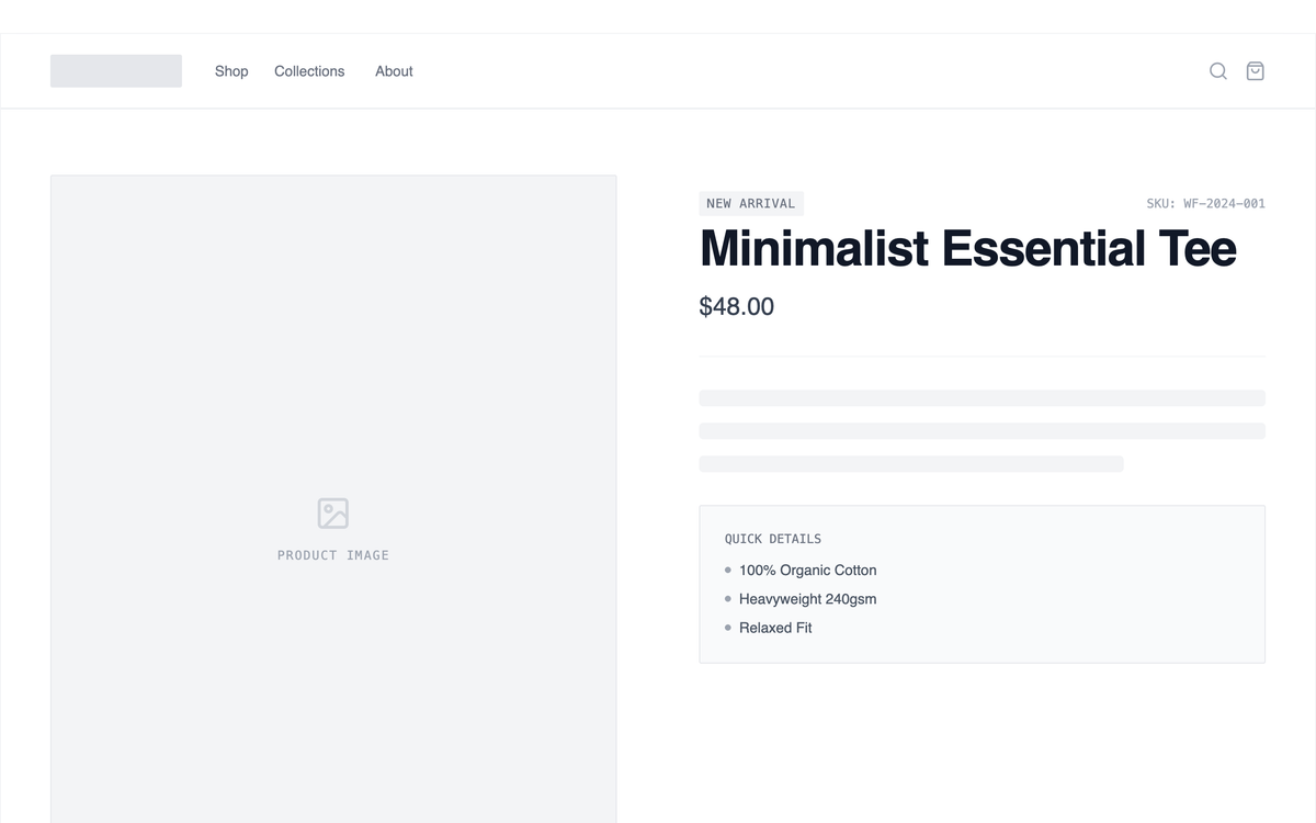 Modular Section Builder Product Page preview