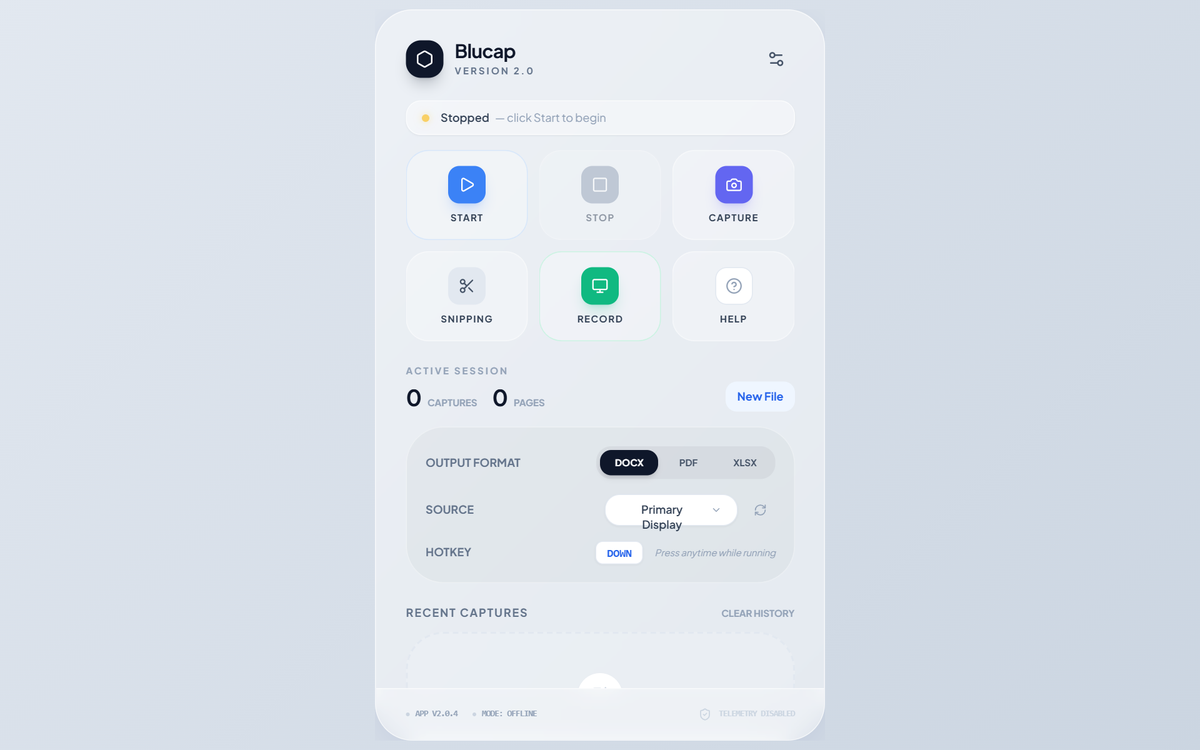 Blucap Glass Edition preview