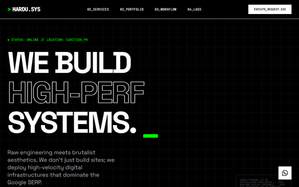 Hardu — Brutalist Tech Edition preview