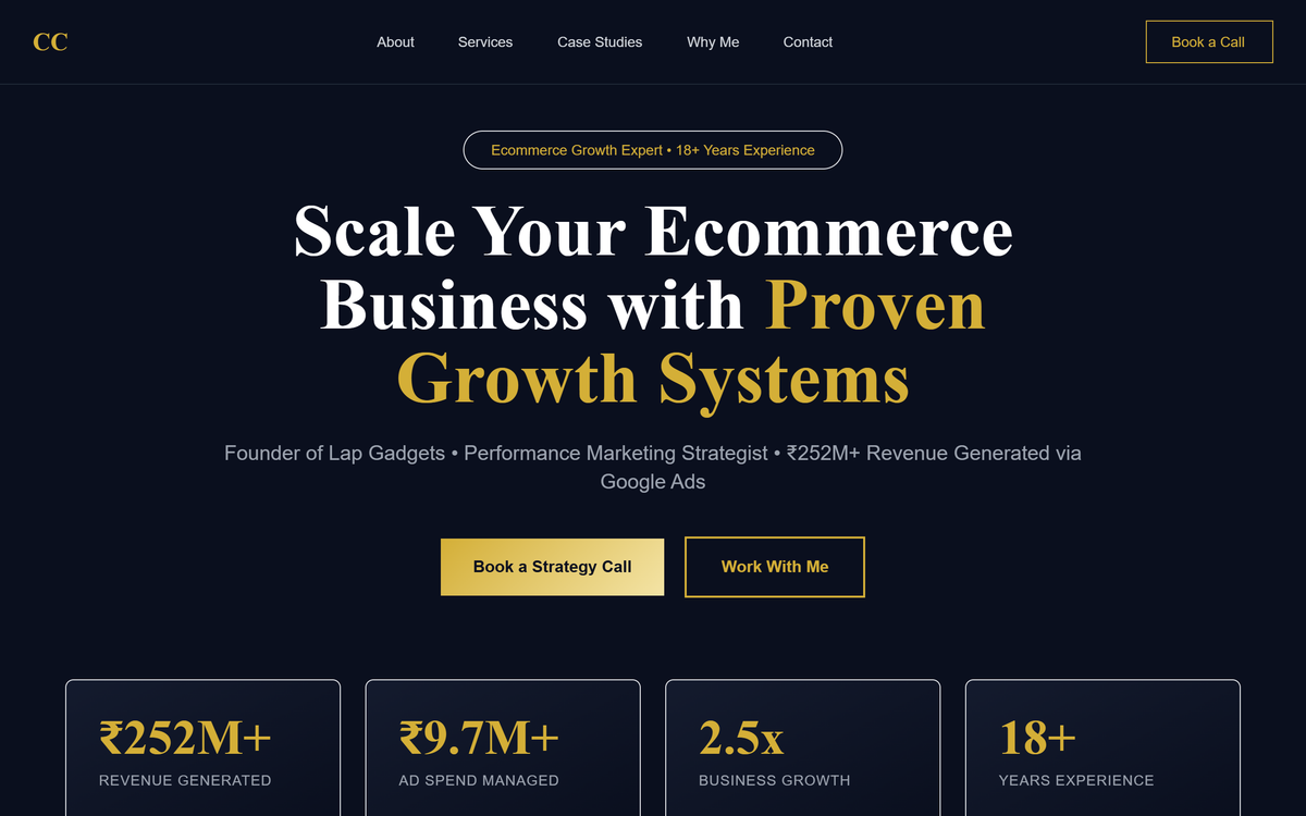 Chirag Chhatbar - Ecommerce Growth Expert preview