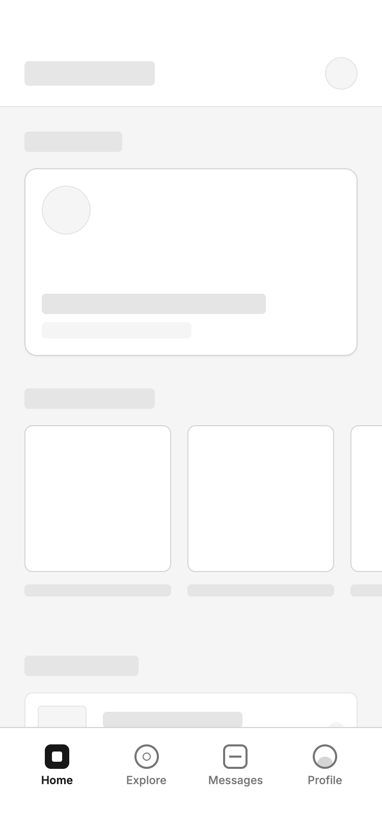 Bottom Tab- Primary Action Navigation preview