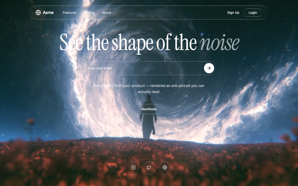 Observe — See the shape of the noise