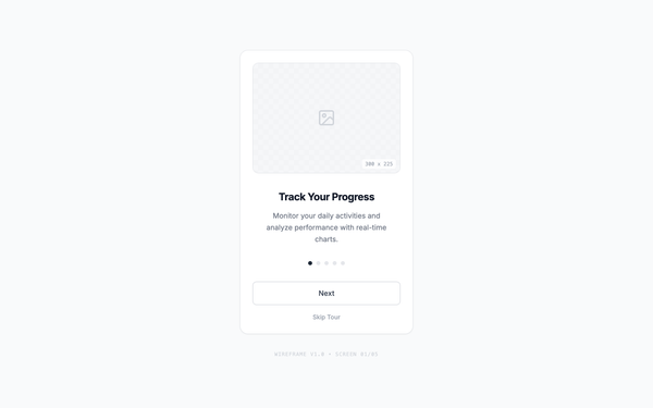 Interactive Onboarding Carousel preview