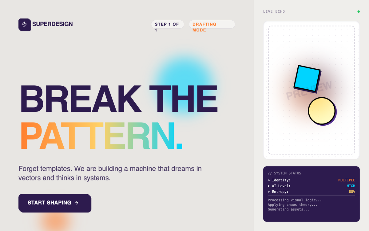High energy onboarding preview