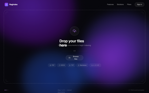 RagIndex — File Upload (Security-Focused) preview