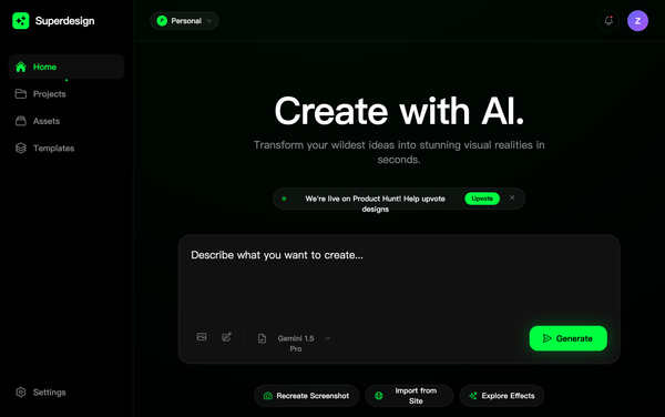 Zen Design Dashboard preview