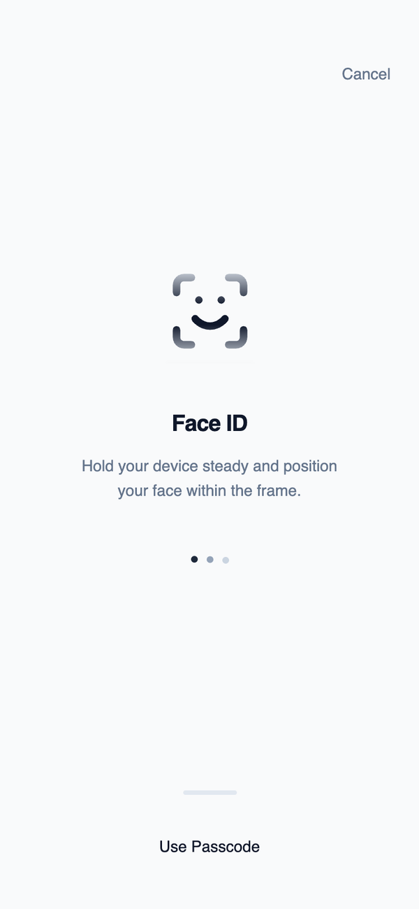 Biometric Authentication preview