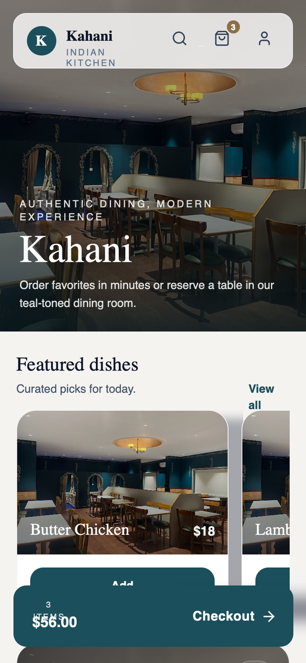 Kahani - Hero-First Immersive (Production-Ready) preview