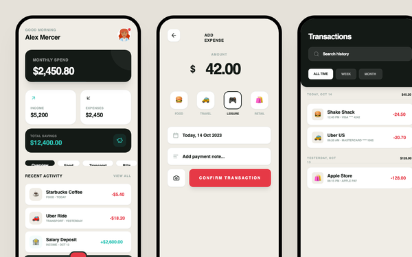 BudgetBuddy Modern Fintech Redesign preview