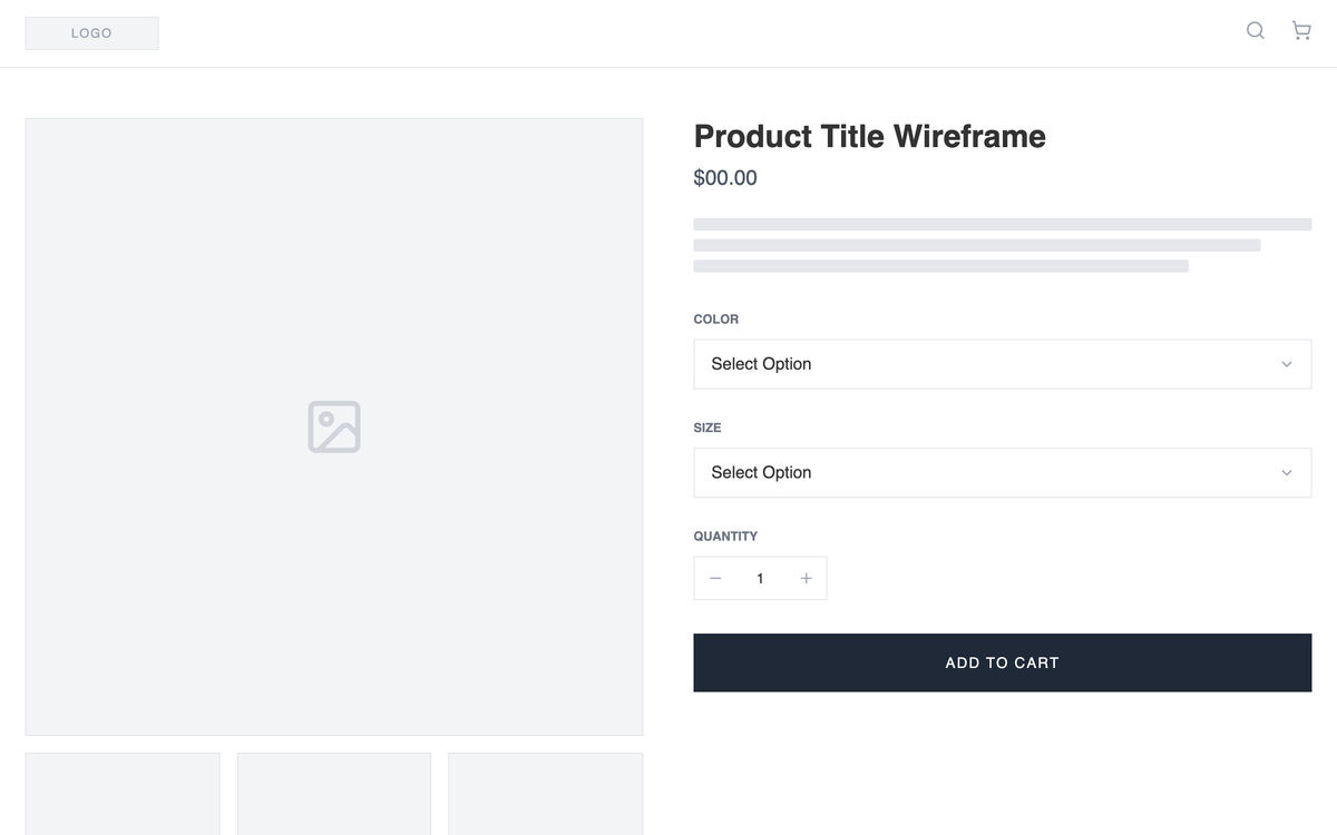 Classic Product Page preview
