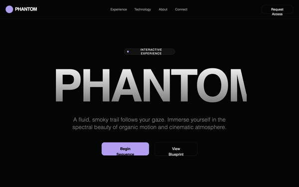 Phantom — Cinematic Ghost Cursor Landing preview