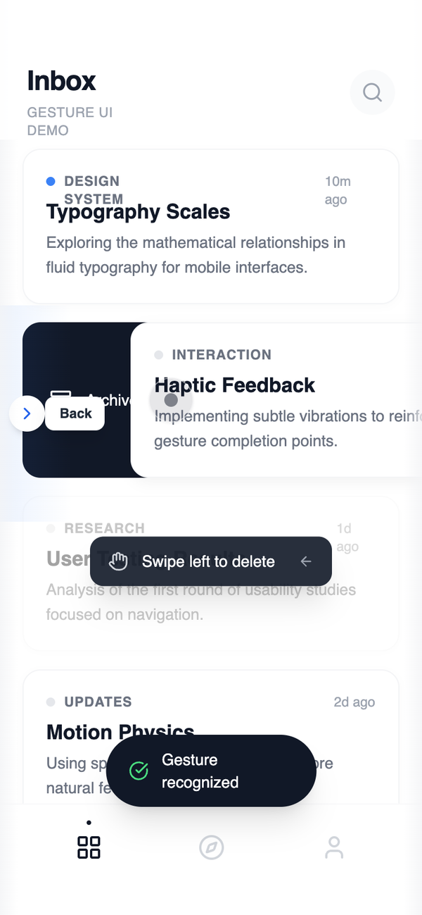 Robust Gesture Navigation System preview