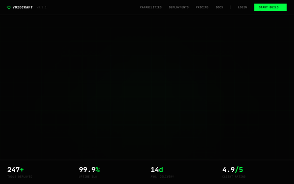 VOIDCRAFT - Internal Tools Agency preview