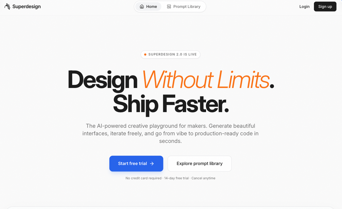 Landing Page / SaaS preview