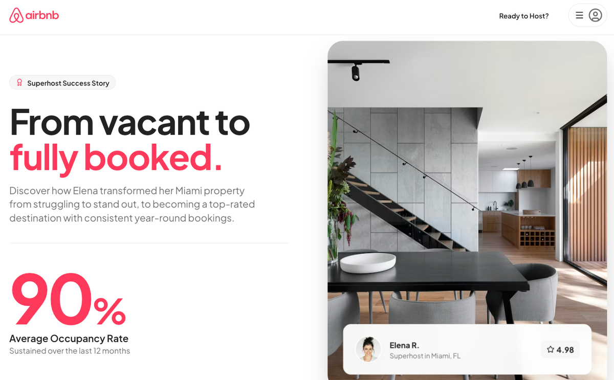 Landing Page / Case Study Page preview