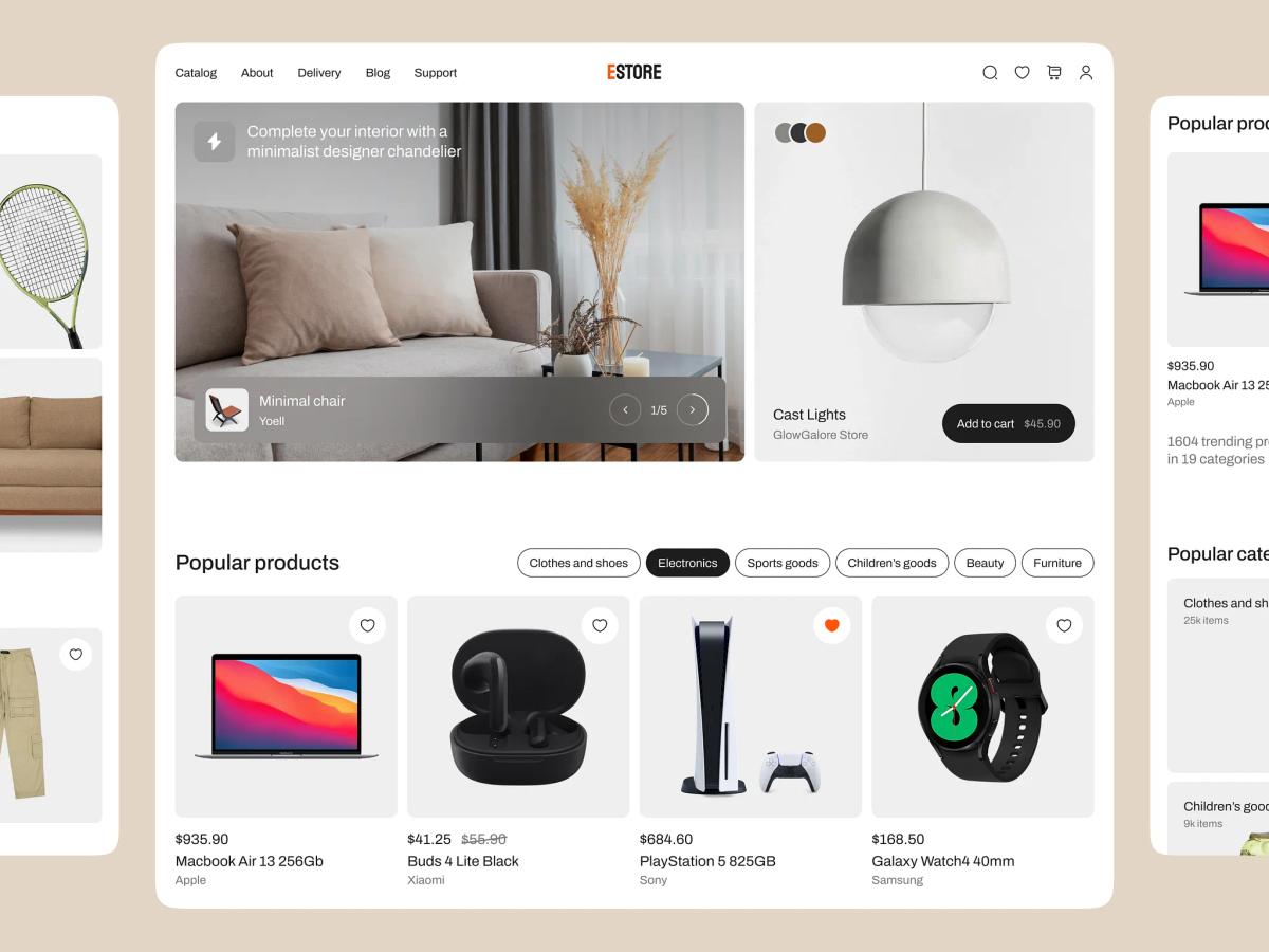 Landing Page / Marketplace preview