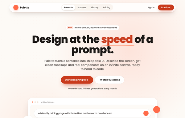 Floating Pill Coral navbar - legibility fixes applied preview