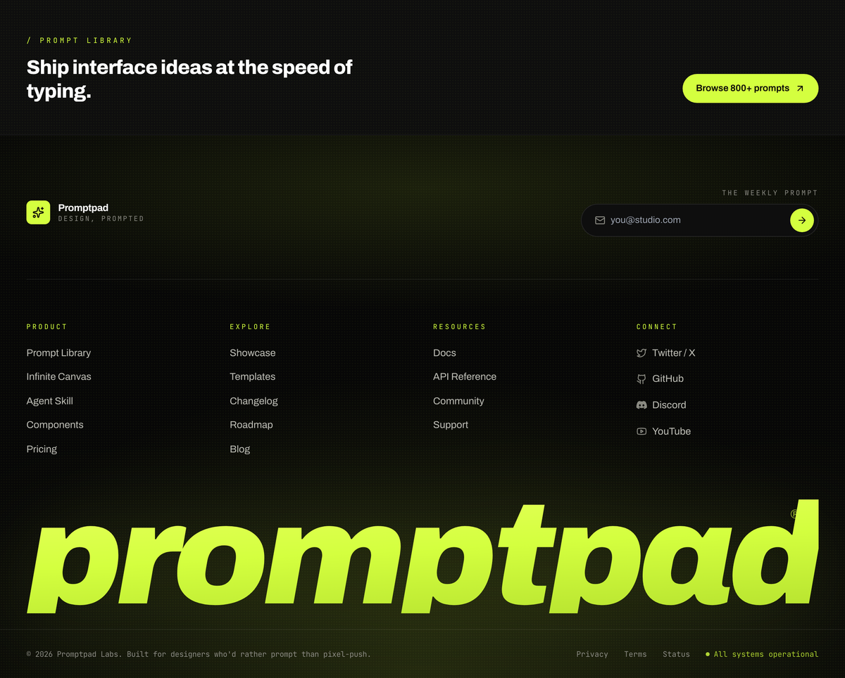 Acid-Lime on Ink Giant-Wordmark Footer preview