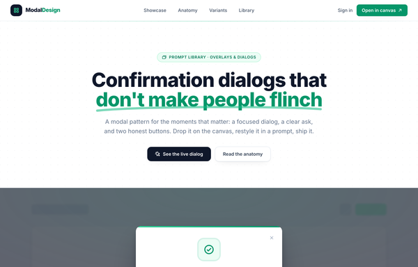 Confirmation dialogs that don't make people flinch preview