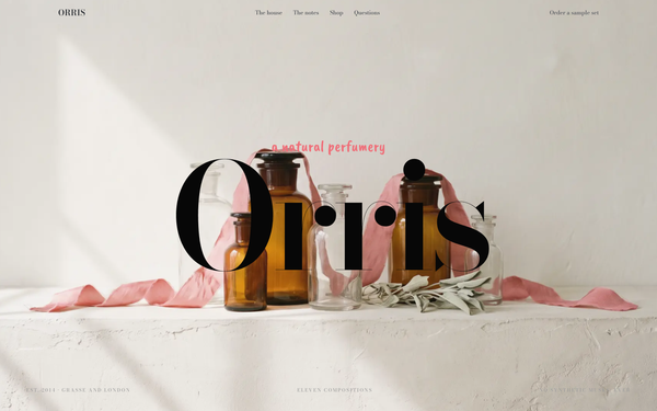 Animated Didone Landing Page: Blush and Dusty Pink Editorial With Multiply-Blended Product Photography