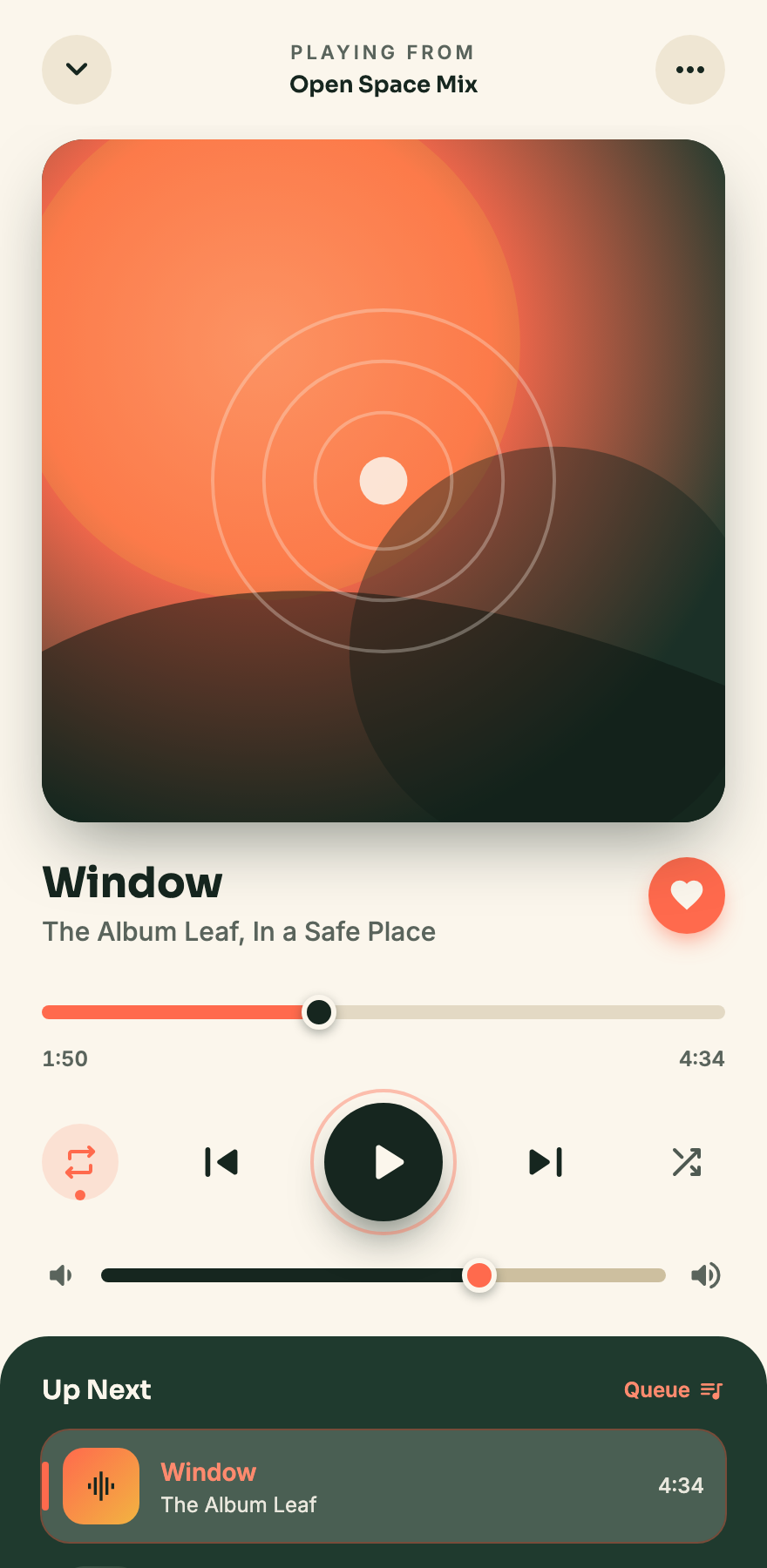 Editorial Music Player (Now Playing) preview