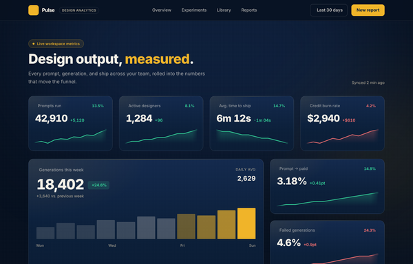 Pulse - Design Output, Measured preview