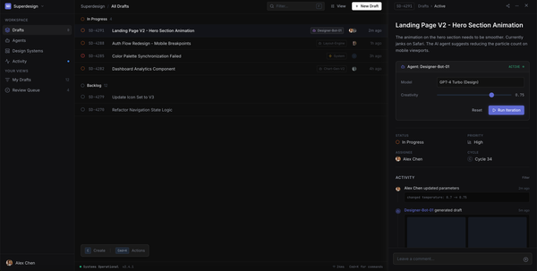 Linear inspired developer tool dashboard preview