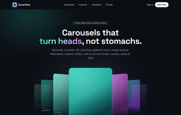 Coverflow - Carousels that turn heads (dark coverflow aurora) preview