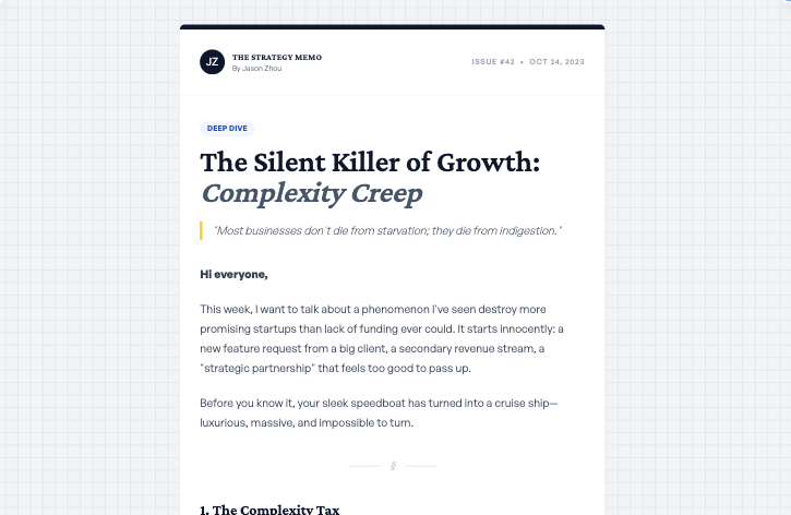 Email Template preview
