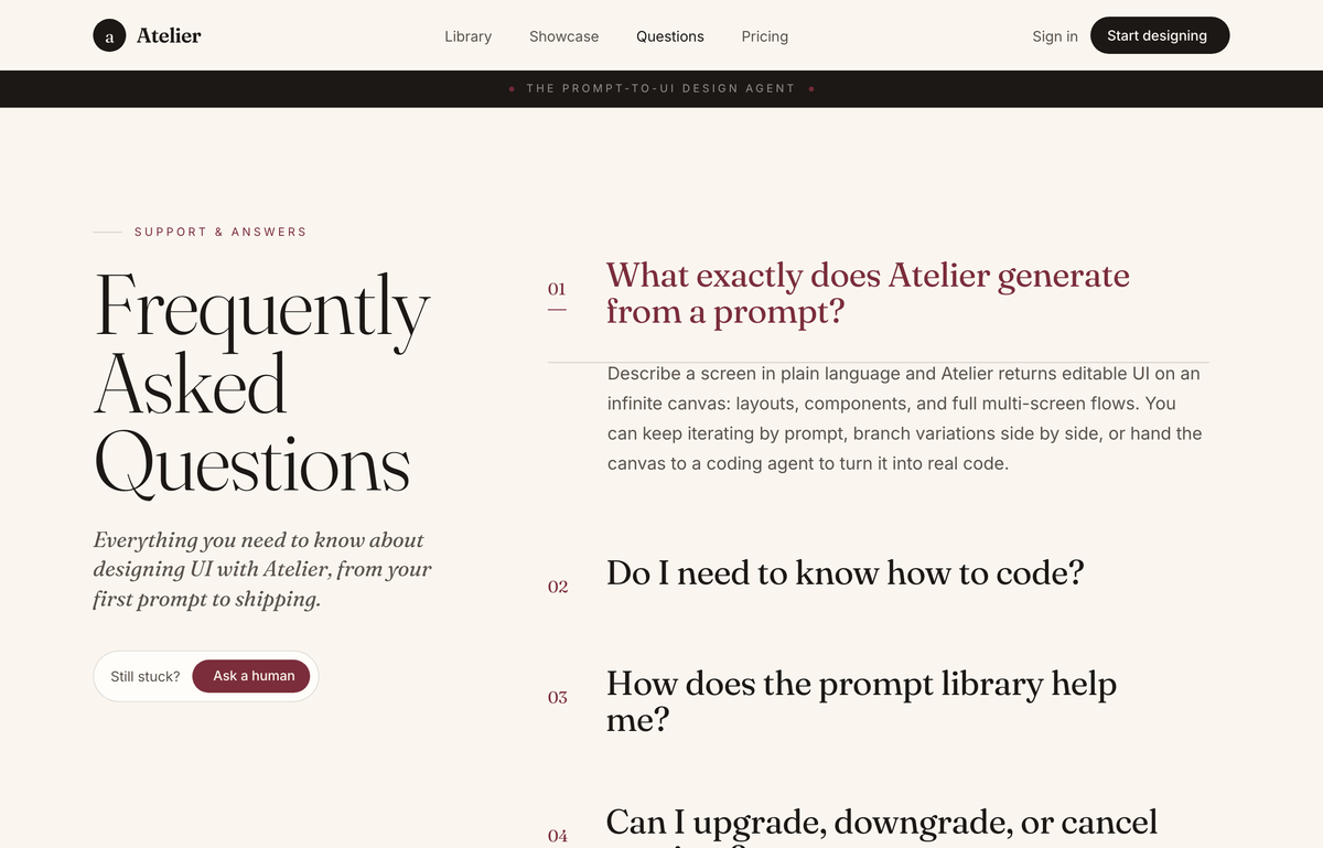 Questions, Set in Serif — An Editorial FAQ preview