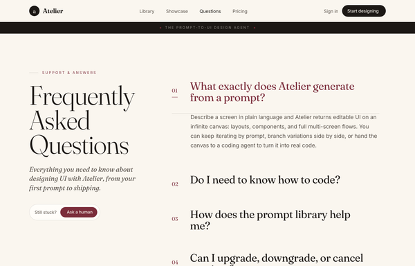 Questions, Set in Serif - An Editorial FAQ preview