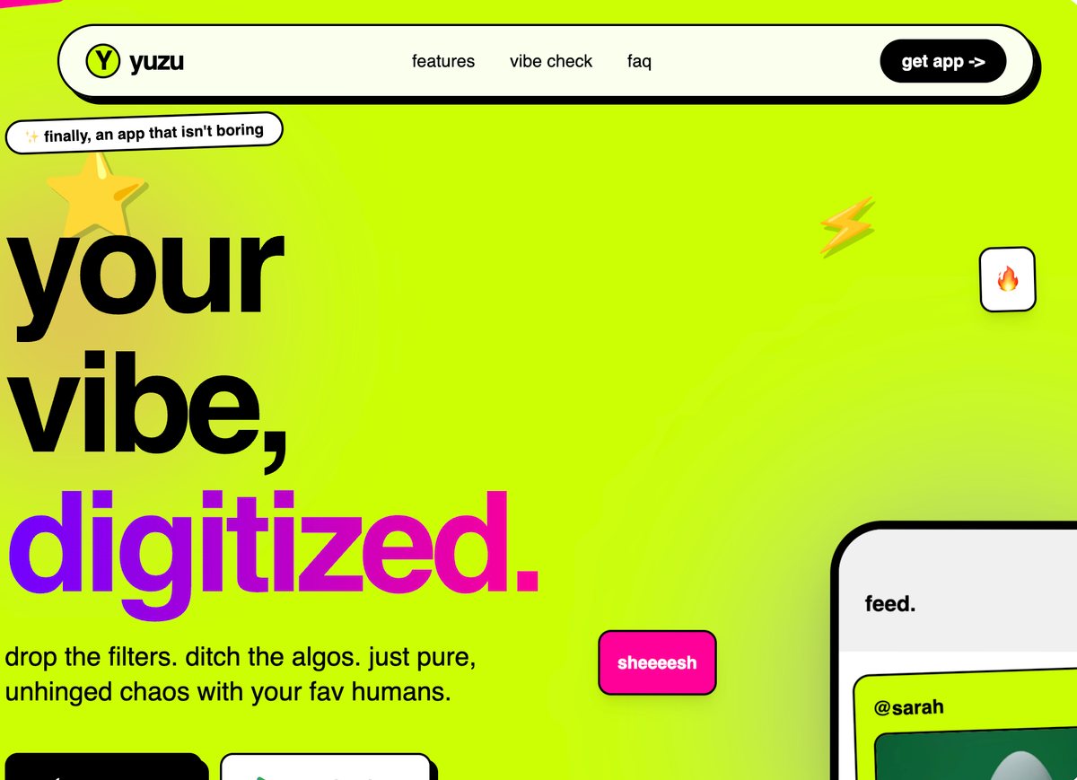 Gen-Z Social App preview