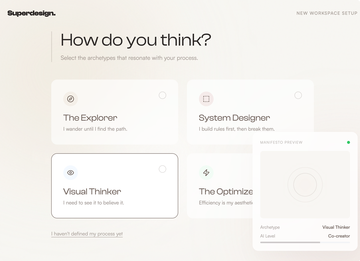 Editorial onboarding preview