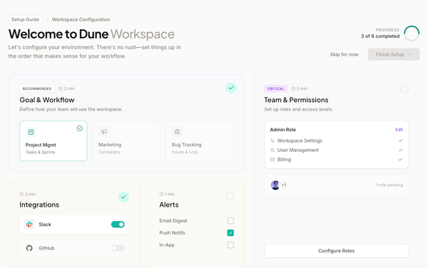 Bento Configuration Dashboard preview
